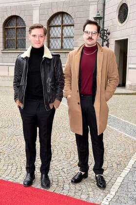 Jonas Nay und David Grabowski bei der Verleihung des 32. Bayerischen Fernsehpreises 2020 in der Residenz München. München, 14.10.2020
