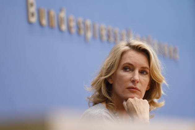 Maria Furtwängler, Schauspielerin, Produzentin, Stifterin MaLisa Stiftung, Deutschland, Berlin, Bundespressekonferenz, Thema: Frauen (Quoten FüPoG Teilhabe) It s the women, stupid *** Maria Furtwängler, actress, producer, founder MaLisa Foundation, Germany, Berlin, Federal Press Conference, topic women quotas FüPoG participation It s the women, stupid