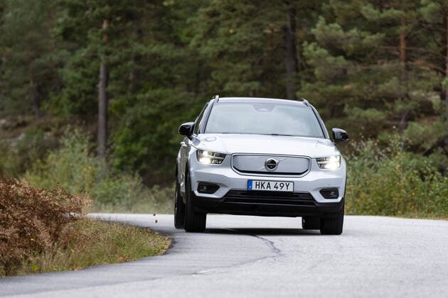 Biltest Volvos nya elbil XC40 Recharge. Anders Deros 2020-10-01 (c) DEROS ANDERS Aftonbladet TT * * * EXPRESSEN OUT * * * AFTONBLADET 1620 Göteborg Sverige x2512x *** Car test Volvos new electric car XC40 Recharge Anders Deros 2020 10 01 c DEROS ANDERS Aftonbladet TT EXPRESSEN OUT AFTONBLADET 1620 Gothenburg Sweden x2512x,  Copyright: xDEROSxANDERS Aftonbladetx Volvo XC40 Recharge