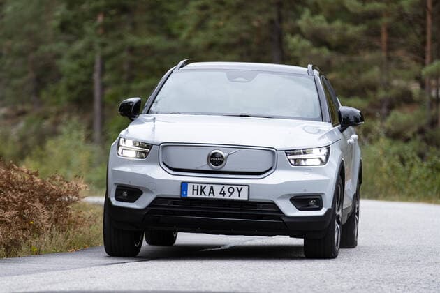 Biltest Volvos nya elbil XC40 Recharge. Anders Deros 2020-10-01 (c) DEROS ANDERS Aftonbladet TT * * * EXPRESSEN OUT * * * AFTONBLADET 1620 Göteborg Sverige x2512x *** Car test Volvos new electric car XC40 Recharge Anders Deros 2020 10 01 c DEROS ANDERS Aftonbladet TT EXPRESSEN OUT AFTONBLADET 1620 Gothenburg Sweden x2512x,  Copyright: xDEROSxANDERS Aftonbladetx Volvo XC40 Recharge