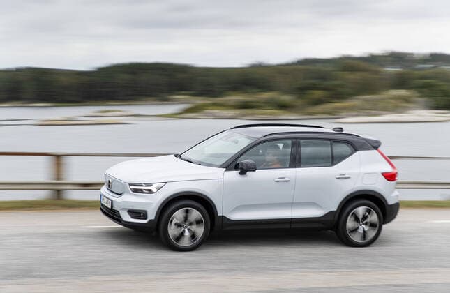 Biltest Volvos nya elbil XC40 Recharge. Anders Deros 2020-10-01 (c) DEROS ANDERS Aftonbladet TT * * * EXPRESSEN OUT * * * AFTONBLADET 1620 Göteborg Sverige x2512x *** Car test Volvos new electric car XC40 Recharge Anders Deros 2020 10 01 c DEROS ANDERS Aftonbladet TT EXPRESSEN OUT AFTONBLADET 1620 Gothenburg Sweden x2512x,  Copyright: xDEROSxANDERS Aftonbladetx Volvo XC40 Recharge