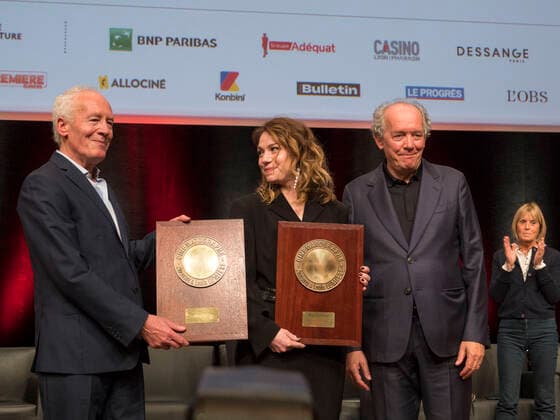 Jean-Pierre et luc Dardenne NEWS : Prix Lumiere 2020 - Salle 3000 - Lyon - 16 10 2020 SandrineThesillat Panoramic 
