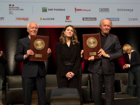 Jean-Pierre et luc Dardenne NEWS : Prix Lumiere 2020 - Salle 3000 - Lyon - 16 10 2020 SandrineThesillat Panoramic 