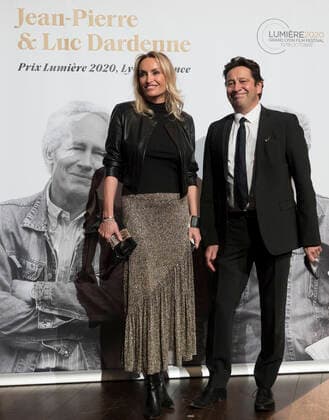 Christelle Bardet et laurent gerra CELEBRITES : Prix Lumiere 2020 - Salle 3000 - Lyon - 16 10 2020 SandrineThesillat Panoramic 