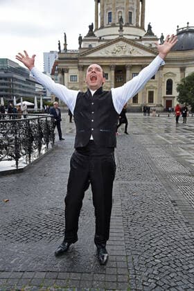 Opernsänger und Komponist Daniel Behle bei OPUS Klassik 2020 im Konzerthaus am Gendarmenmarkt in Berlin am 18.10.2020
