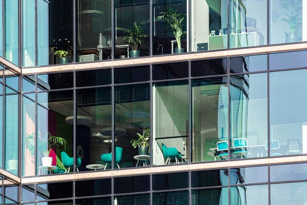 Empty offices in Moscow, Russia. KonstantinxKokoshkin