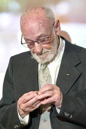 Rolf Zick bei der Verleihung des Leibniz-Ring-Hannover 2020 an Rolf Zick im Leineschloss. Mit dem Leibniz-Ring-Hannover ehrt der Presse Club Hannover seit 1997 jährlich Persönlichkeiten oder Institutionen, die durch eine herausragende Leistung auf sich aufmerksam gemacht oder durch ihr Lebenswerk ein besonderes Zeichen gesetzt haben. Hannover, 20.10.2020