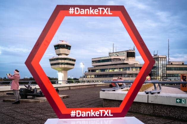 Bilder des Jahres 2020, News 10 Oktober News Themen der Woche KW43 News Bilder des Tages 21.10.2020,Berlin,Deutschland,GER, Flughafen Berlin - Tegel TXL Otto Lilienthal. *** 21 10 2020,Berlin,Germany,GER, Berlin Airport Tegel TXL Otto Lilienthal