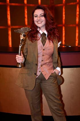 Tahnee bei der Verleihung vom Bayerischen Kabarettpreis 2020 im BR-Studio. Unterföhring, 26.10.2020