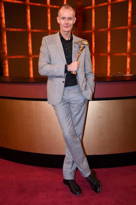 Max Uthoff bei der Verleihung vom Bayerischen Kabarettpreis 2020 im BR-Studio. Unterföhring, 26.10.2020