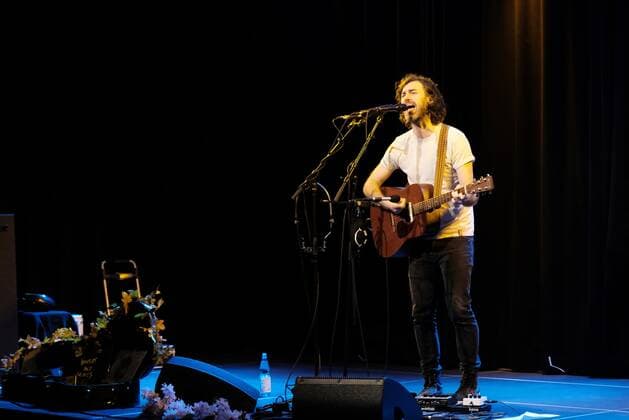 28.10.2020 xkhx , Kassel, Schlachthof Konzert Gregor McEwan Singer, Songwriter