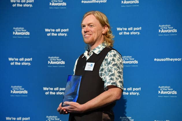 ACT AUSTRALIAN OF THE YEAR FINALISTS, ACT s 2021 Local Hero finalist Timothy Miller at a reception at the National Gallery of Australia in Canberraa, Monday, November 2, 2020. ( NO ARCHIVING, EDITORIAL USE ONLY, NO USE IN BOOKS WITHOUT CONSENT CANBERRA ACT AUSTRALIA  Copyright: xMICKxTSIKASx 20201102001501016159