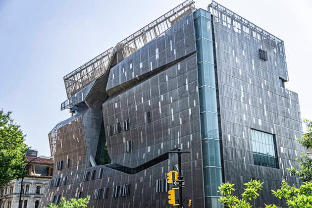 Architektur von Thom Mayne 41 Cooper Square, Exterior Facade Detail, Cooper Union, New York City, New York, USA  Copyright: xSpencerxJonesx ghi-spenj01403