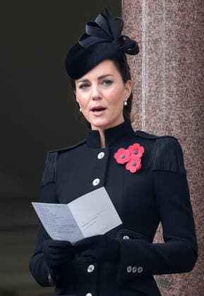 . 08 11 2020. London, United Kingdom. Kate Middleton, The Duchess of Cambridge, at the Remembrance Sunday service at The Cenotaph in London.  xi-Imagesx IIM-21776-0030