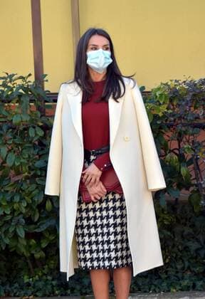 Queen Letizia attends a meeting with the disability board in Madrid, Tuesday, November 10, 2020 Cordon Press
