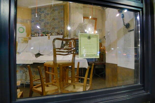Covid 19: Wien vor dem 2 harten Lockdown Wien, 13.11.2020 Lokal Restaurant Gastronomie geschlossen Wien Austria
