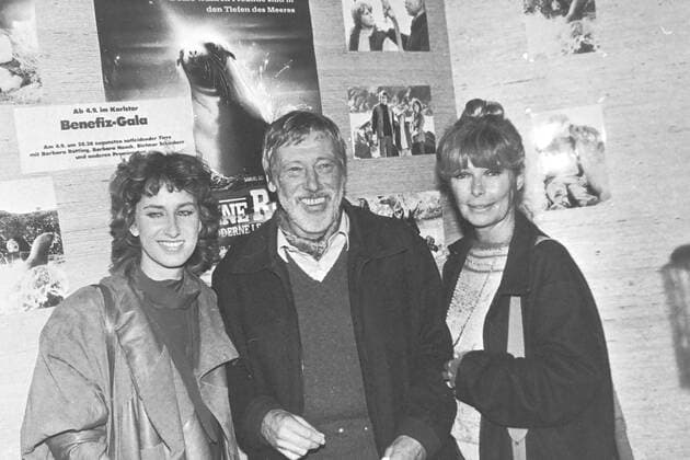 Archiv Beatrice Richter Schauspielerin Dietmar Schoenherr Schauspieler Vivi Bach Saengerin Muenchen 1982 Archiv Motive Dietmar Schoenherr Muenchen *** Archive Beatrice Richter actress Dietmar Schoenherr actor Vivi Bach singer Munich 1982 archive motives Dietmar Schoenherr Munich