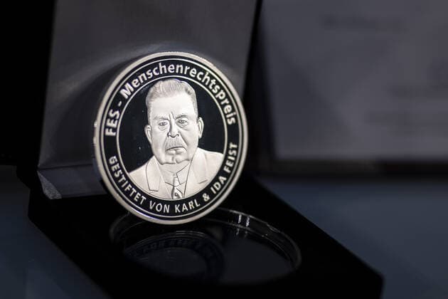 Verleihung des Menschenrechtspreise 2020 der Friedrich-Ebert-Stiftung in Berlin, 16.11.2020. Berlin Germany