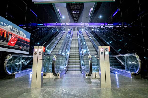 Ausgangsbeschränkungen Wien: Verlassene Orte