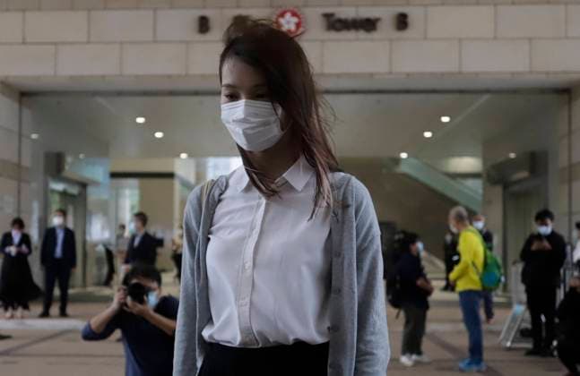 November 23, 2020, Hong Kong, CHINA: Agnes Chow ( 23 ) appear at West Kowloon Magistracy for court hearing. Opposition trio, Joshua Wong, Agnes Chow and Ivan Lam face jail term on the charges of inciting and organizing unauthorized assembly outside HK Police Headquarters last year. All three have been remanded for sentencing next week.Nov-23,2020 Hong Kong.ZUMA Hong Kong CHINA - ZUMAl137 20201123_zap_l137_013 Copyright: xLiauxChung-renx