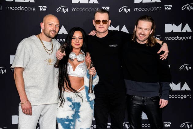 Tessa og Suspekt backstage ved Danish Music Awards i Royal Arena loerdag den 28. november 2020. , Copyright: MartinxSylvestx cop300 spdk20201129-000558-L