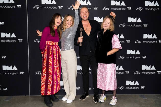 Vinderen af prisen er P3 s Musik-podcast Hvem er... backstage ved Danish Music Awards i Royal Arena loerdag den 28. november 2020. , Copyright: MartinxSylvestx cop300 spdk20201129-000834-L