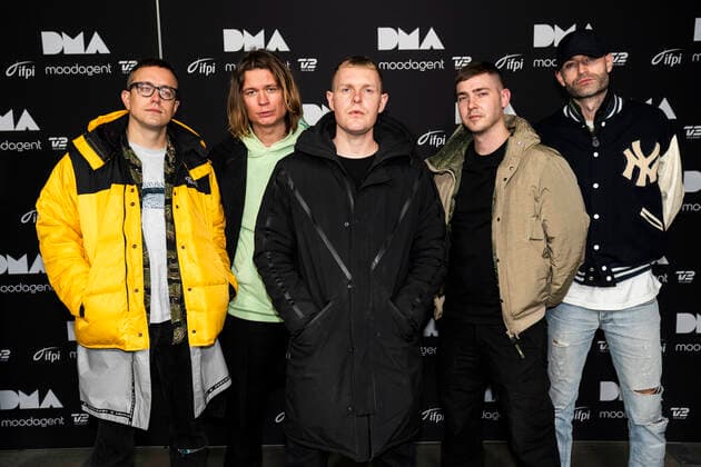 The Minds of 99 vinder prisen som AArets Danske Sangskriver ved Danish Music Awards i Royal Arena loerdag den 28. november 2020. , Copyright: MartinxSylvestx cop300 spdk20201129-001412-L