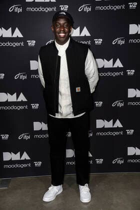 Melvin Kakooza backstage ved Danish Music Awards i Royal Arena loerdag den 28. november 2020. , Copyright: MartinxSylvestx cop300 spdk20201129-002205-L