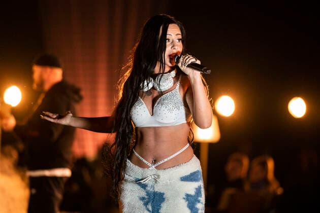 Tessa paa scenen ved Danish Music Awards i Royal Arena loerdag den 28. november 2020. , Copyright: MartinxSylvestx cop300 spdk20201129-003402-L