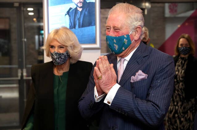 . 03 12 2020. London, United Kingdom. Prince Charles, the Prince of Wales and Camilla, the Duchess of Cornwall, during a visit to the Soho Theatre to celebrate London s night economy.  xi-Imagesx xPoolx IIM-21861-0001