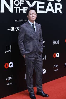 Chinese actor Pan Yueming shows up in grey suit at the red carpet for the GQ Men of The Year 2020, Shanghai, China, 4 December 2020.