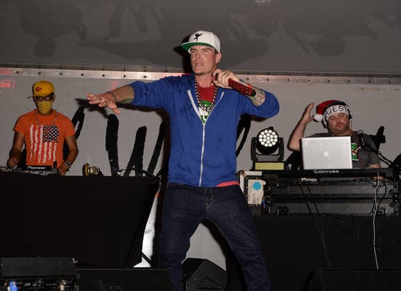 WELLINGTON, FL - DECEMBER 05: Vanilla Ice during the Wellington Chamber of Commerce Winterfest concert at Wellington Green on December 5, 2020 in Wellington, Florida. Copyright: xmpi04 MediaPunchx