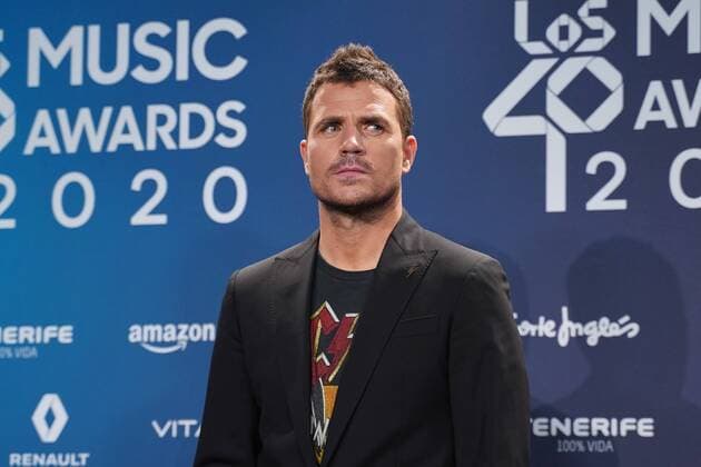 Dani Martin at photocall for 40 Principales awards in Madrid on Saturday 05 December 2020 Cordon Press