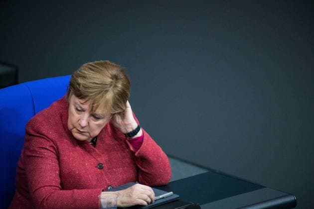 Bundeskanzlerin Angela Merkel am 09.12.2020 zum Haushalt im Bundestag in Berlin. Foto: bildgehege Bundestag Haushalt *** German Chancellor Angela Merkel on 09 12 2020 on the budget in the Bundestag in Berlin Photo picture enclosure Bundestag Budget