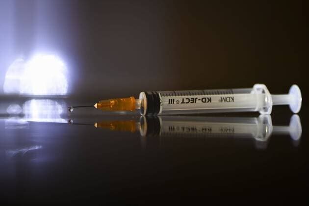 Illustration photo of the coronavirus vaccine. Helsinki Finland  Copyright: xEmmixKorhonenx LKKTH20201215125531BXUZ