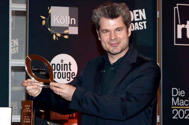 Nikolas Migut (Preisträger Kategorie Charity Initiative), bei der Preisverleihung MacherInnen des Jahres 2020 im Atlantic Hotel. Hamburg, 14.12.2020