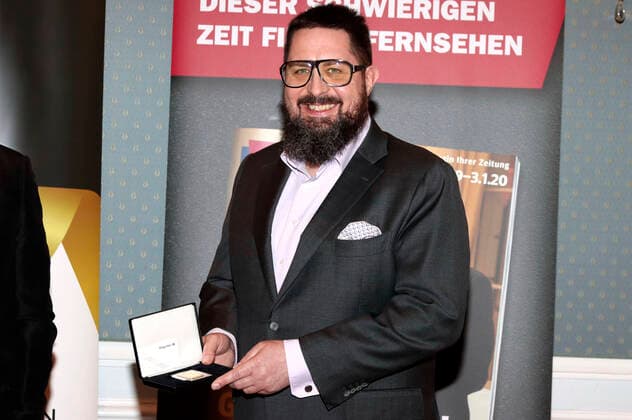Thomas Günther bei der Preisverleihung MacherInnen des Jahres 2020 im Atlantic Hotel. Hamburg, 14.12.2020