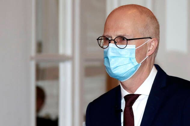 Peter Tschentscher bei der Preisverleihung MacherInnen des Jahres 2020 im Atlantic Hotel. Hamburg, 14.12.2020