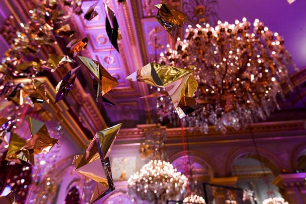 Brussels , 16 12 2020 Belgian Royals celebrate Christmas at the Royal Palace with aChristmas concert rehearsal by the Scala choir, Throne Room decorated with an origami installation by Charles Kaisin , recording of Christmas greetings by members of the Royal Family and a traditional Christmas photo . Pix : Credit : .Frederic Sierkowski POOL Reporters Reporters GYS