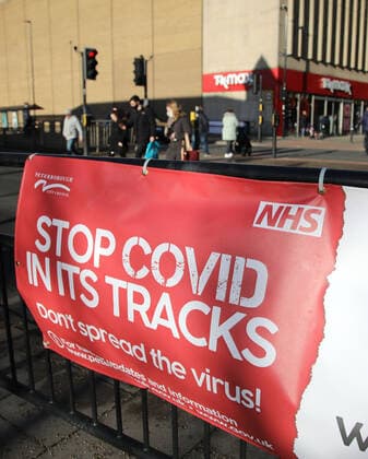 Peterborough city centre today, (Sunday Dec 20), after it was announced by Prime Minister Boris Johnson that Peterborough, along with London and the South East, will be placed into the new highest level of Coronavirus restrictions, Tier 4 - Very High. It was placed in Tier 3 for only 24 hours before this new move by the Government. 