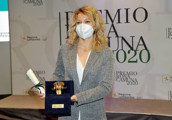 foto ipp clemente marmorino milano 21 12 2020 premio rosa camuna 2020 nella foto annalisa malara, l anestesista dell ospedale di Codogno che per prima scoprÃ¬ la presenza del Covid in Italia premio rosa camuna