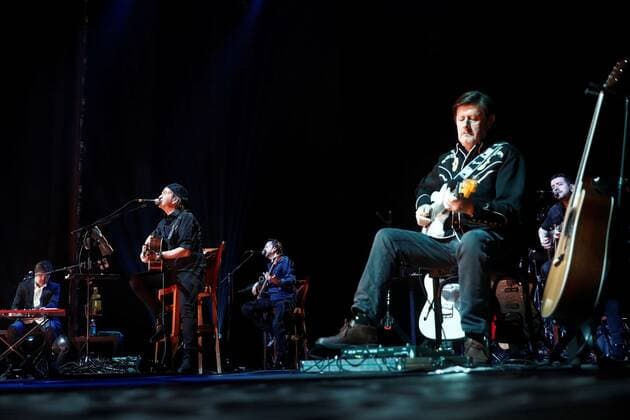 Spanish music band Los Secretos performs during a concert at Nuevo Alcala theater in Madrid, Spain, 26 December 2020. Los Secretos in concert in Madrid !ACHTUNG: NUR REDAKTIONELLE NUTZUNG!  Copyright: xMariscalx GRAF1891 20201226-637446177850861873