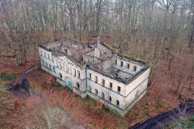 Schloss Dwasieden auf Rügen bei Sassnitz: Ein Trauerspiel ...