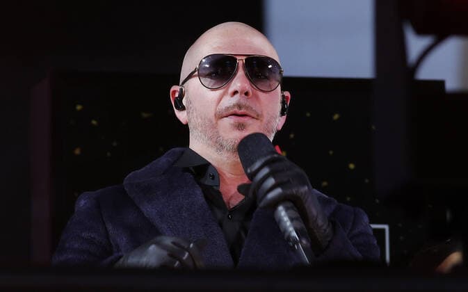 Pitbull performs in Times Square on New Year s Eve on Thursday, December 31, 2020 in New York City. Pool  NYPX20201231235 GaryxHershorn