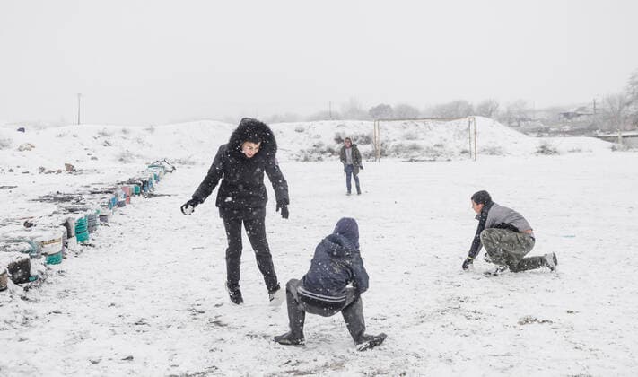 January 7, 2021, Madrid, Spain: Snowy on January 7 in sector 6 of CaoÂ±ada Real where they have been without electricity in their homes for more than 4 months. La CaoÂ±ada Real is a shanty town in the outskirts of Madrid, in sectors V and VI that are the most punished, for more than 4 months without electricity, facing very complicated weather situations such as the storm Filomena. Madrid Spain - ZUMAd159 20210107_zia_d159_031 Copyright: xIndirax
