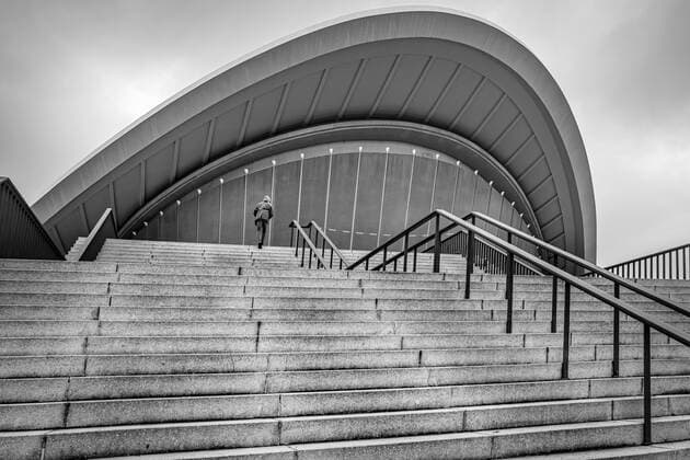 Berlin Tiergarten, Haus der Kulturen der Welt HKW, ehemals Kongresshalle Berlin Tiergarten