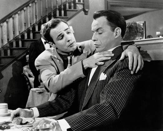 Archivbilder der Woche KW54 Marlon Brando, Frank Sinatra, Guys and Dolls (1955) MGM File Reference 34082-044THA Hollywood CA USA  Copyright: xCinemaxPublishersxCollection xThexHollywoodxArchivex 34082044THA