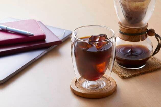 Glass Of Coffee On The Desk 141127015  (141127015) ,property released