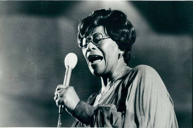 January 13, 2021, USA: Ella Fitzgerald at the Chicago Jazz Festival in 1981: endless vocal imagination. USA - ZUMAm67_ 20210113_zaf_m67_009 Copyright: xChicagoxTribunex