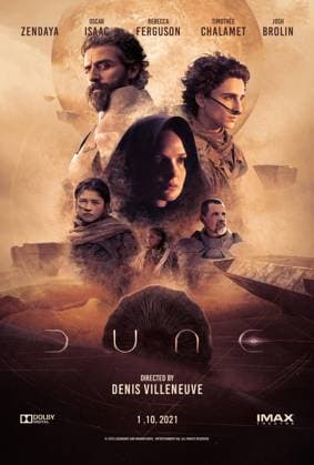 Poster Dune (2021) Credit: Warner Bros. Pictures The Hollywood Archive Los Angeles CA  34083001THA